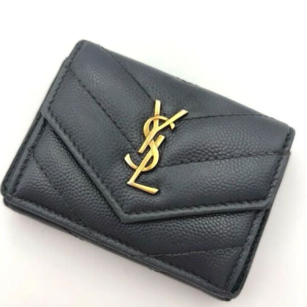 YSL サンローラン 三つ折り財布