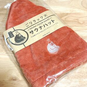 ごリラックス ととのいサウナハット オレンジ 今治産 サウナハット サウナ