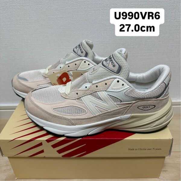 made in USA NEW BALANCE 990v6 U990VR6 27.0cm