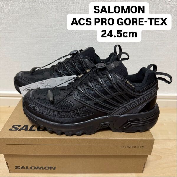 SALOMON サロモン ACS PRO GORE-TEX ゴアテックス BLACK 24.5cm