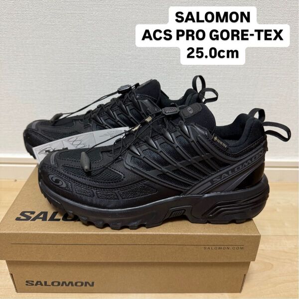SALOMON サロモン ACS PRO GORE-TEX ゴアテックス BLACK 25.0cm