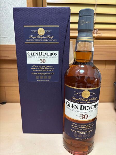 グレンデベロン30年 700ml 40度 ギフトBOX入り(グレンデゥヴェロン30年)