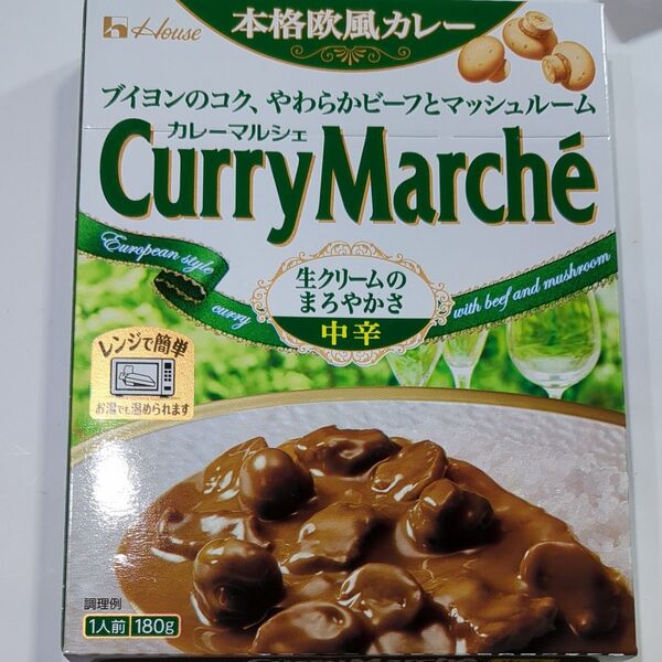 ハウス食品 カレーマルシェ 中辛 180g× 1個