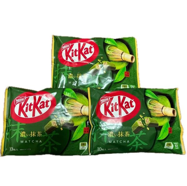 ネスレ キットカット 抹茶 濃い抹茶 10枚入×3袋