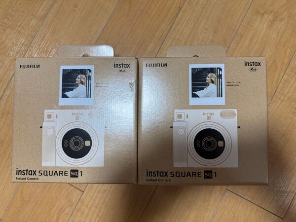 【新品】富士フイルム FUJIFILM instax SQUARE SQ1 チョークホワイト チェキカメラ 2台