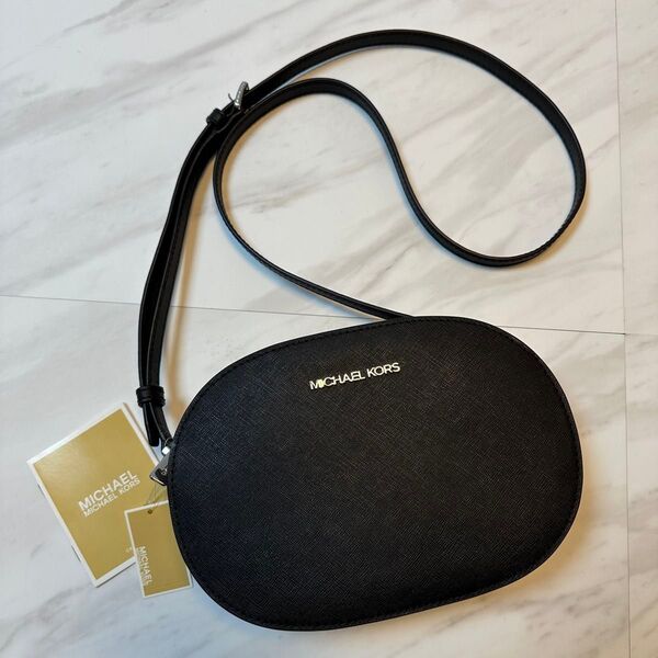 マイケルコース MICHEL KORS ショルダーバック 黒 シルバー金具