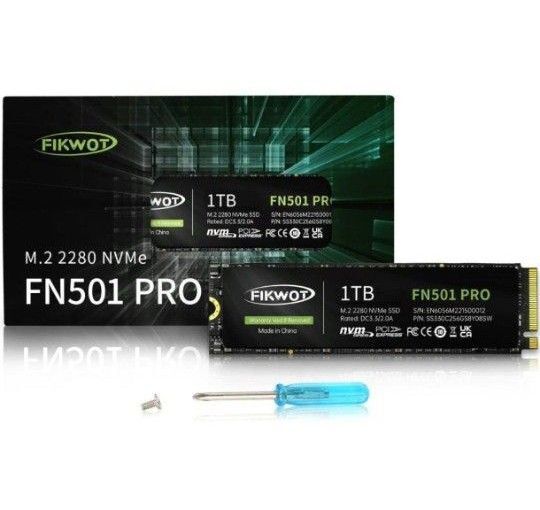 FIKWOT FN501 PRO 1TB M.2 NVMe SSD 新品未使用
