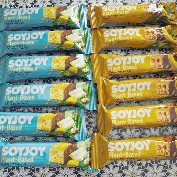 SOYJOY プラントベース ホワイトチョコ&レモン、バナナ 12個 まとめ売り