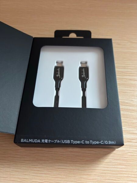 【新品未開封品】BALMUDA 純正充電ケーブル(USB Type-C to Type-C / 0.9m)