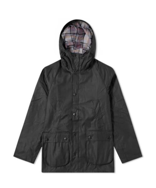 新品 Barbour Bedale SL ワックスコットン ジャケット フード