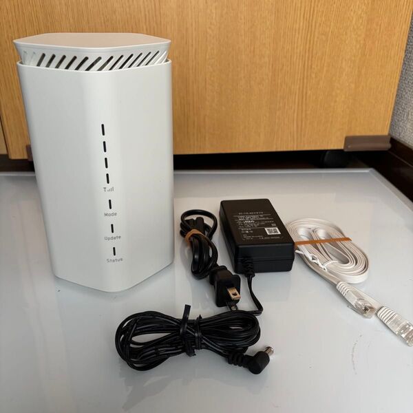 Speed Wi-Fi HOME 5G L12 モバイルルーター NAR02 ホワイト WPS付き