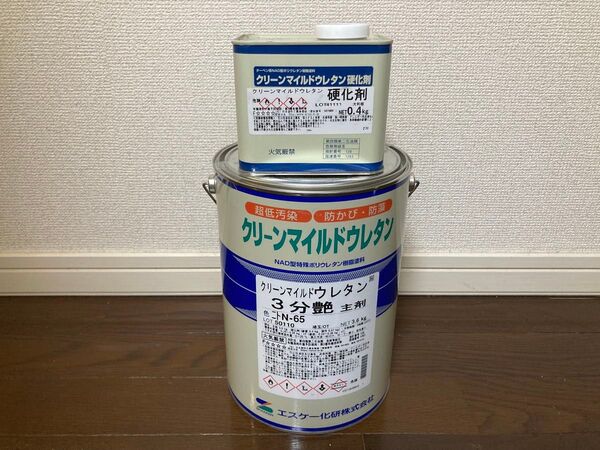 クリーンマイルドウレタン 3分つや 主剤 硬化剤セット N-65