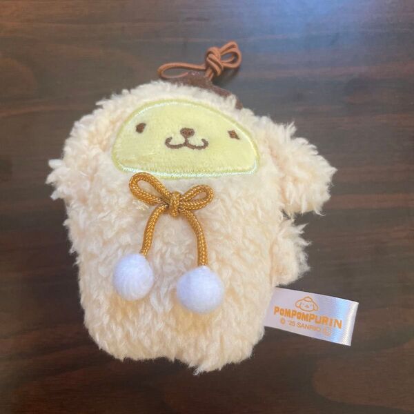 ポムポムプリン チームプリン もこもこマスコット ポムポムプリン