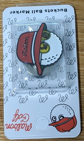 マルボンゴルフ クリップマーカーマグネット 赤