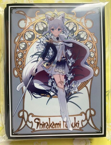 白上フブキ ホロライブ スリーブ 混沌の女神様 ミュシャ風