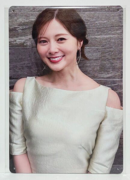 白石麻衣 ブリキ看板 女優 アイドル モデル 元乃木坂46 未使用 レア品