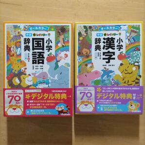 新レインボー 小学国語辞典改訂第7版 ワイド版 & 新レインボー小学漢字辞典改訂第6版新装版 ワイド版 オールカラー
