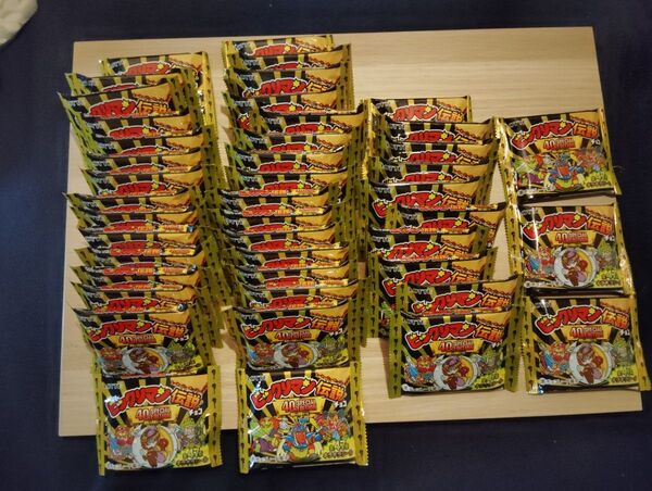 ビックリマン伝説チョコ 40周年記念未開封44個 シール43枚まとめ売り
