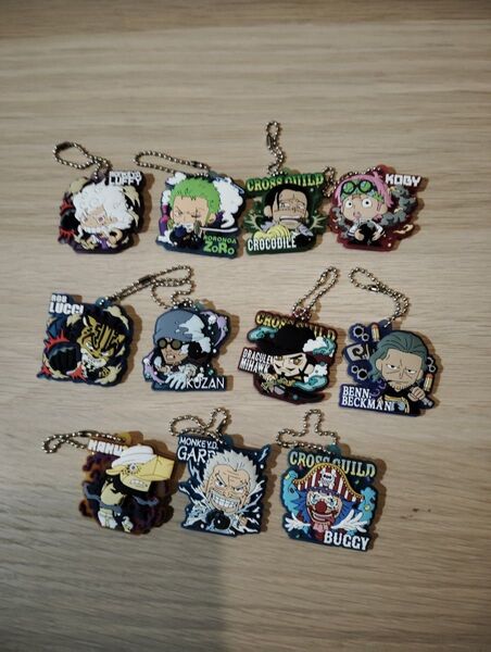 ワンピース ONE PIECE ラバーマスコット ラバーストラップ 11個セット