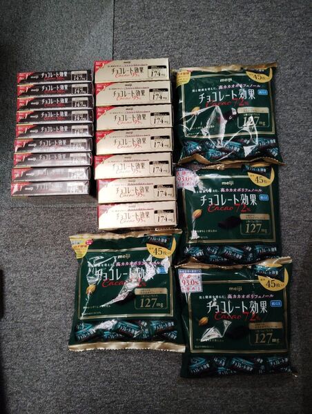 meiji チョコレート効果 カカオ72% 95% まとめ売り