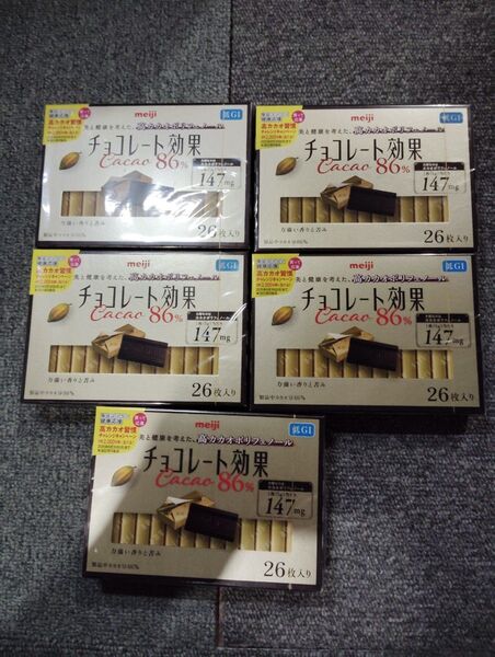 【5箱セット】meiji チョコレート効果 カカオ86%