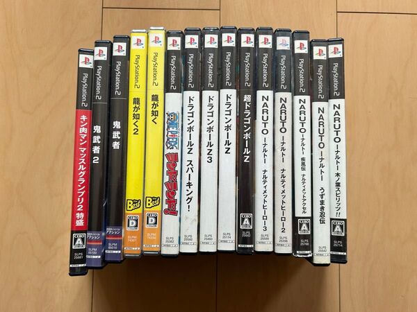 PS2 ソフト まとめ売り ドラゴンボール他 15本