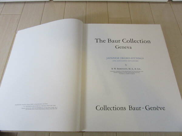 【　The Baur Collection Japanese Sword-Fittings and Associated Metalwork 】日本刀　送料無料