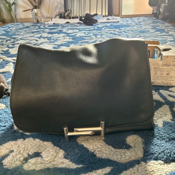 【極美品】トッズ ダブルT ブラック レザー チェーン 2wayショルダー tods