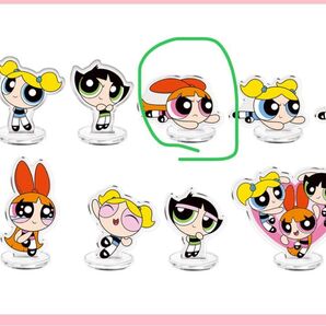 パワーパフガールズ まめキャラスタンド ブロッサム アクスタ アクリルスタンド アメキャラ ガシャポン ガチャガチャ
