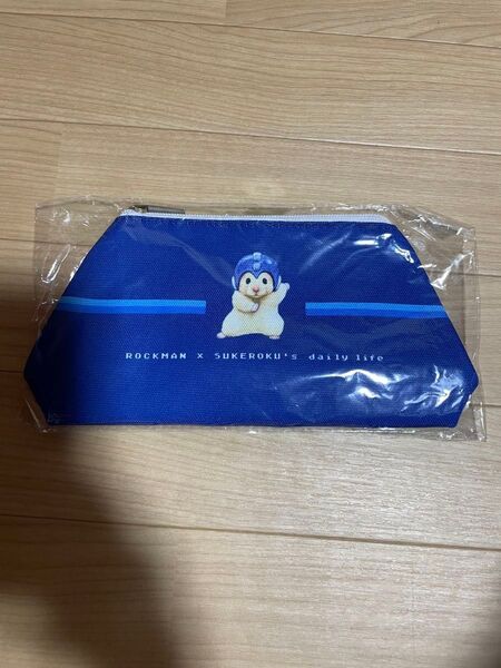 助六の日常 ロックマン コラボ ポーチ ハムスター 助六 グッズ 小物入れ CAPCOM カプコン ゲーム アニマル グッズ 動物