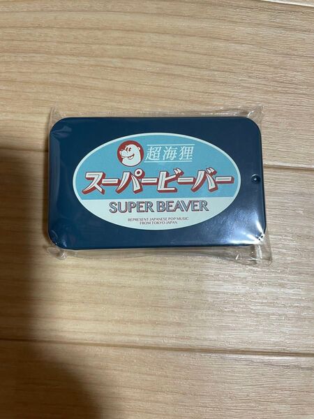 SUPER BEAVER 缶ケース入りステッカーセット ライブ グッズ 缶ペンケース レトロ 缶 昭和レトロ