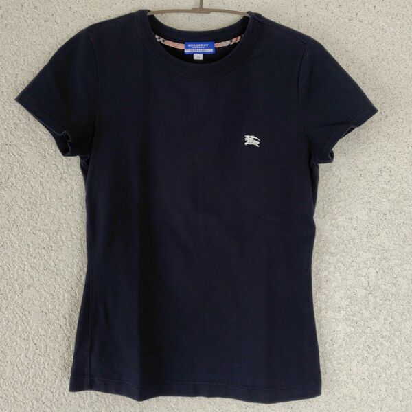 《BURBERRY BLUE LABEL》半袖カットソー ブラック 38