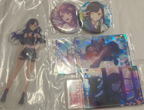 プロセカ アクスタ 缶バッジ ウエハース 杏 ビビバス