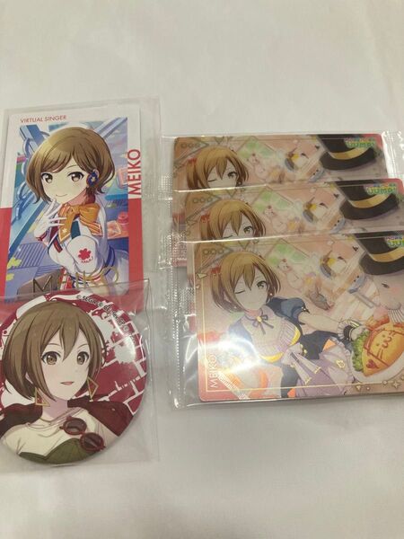 プロセカ 缶バッジ エピカ 箔押し ウエハース MEIKO