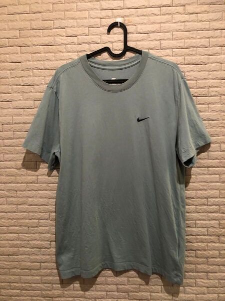 NIKE 無地Tシャツ ダスティーグリーン XLサイズ