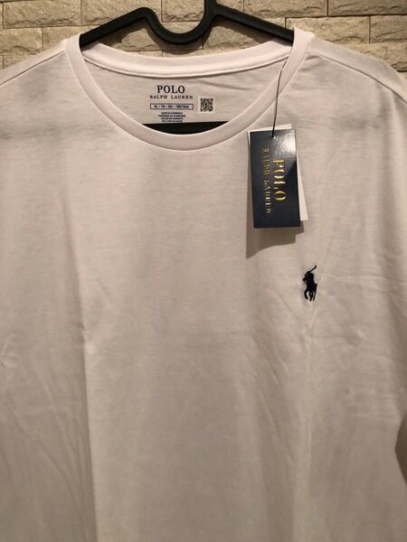 POLO RALPH LAUREN ポロラルフローレン Tシャツ 半袖 XLサイズ 白