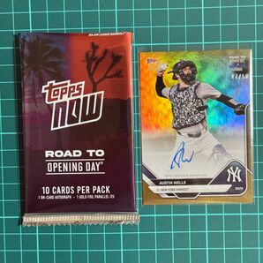 topps now ROAD TO OPENING DAY ヤンキース オースティン ウェルズ AUSTIN WELLS