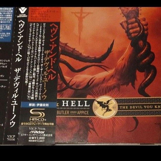 Heaven&Hell The devil you know Black sabbath ヘヴィメタル ドゥーメタル cd