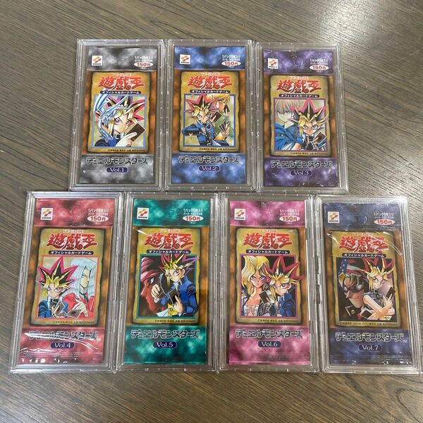 遊戯王カード 初期Vol.1〜Vol.7 未開封パックセット 絶版パック