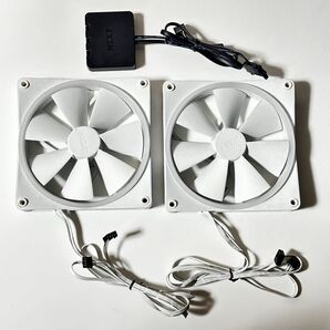 NZXT F140RGB 140mm x2 RGBコントローラ付属 ホワイト PCケース ファン 冷却ファン