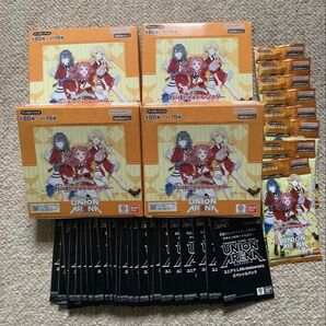 【ヤフオクへ出品変更も可】ユニオンアリーナ 学園アイドルマスター 初版 テープ付き未開封BOX 4BOX スペシャルパック付き