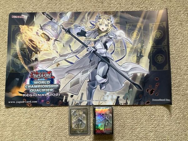 【ヤフオクへ出品変更も可】遊戯王 教導の聖女エクレシア プレイマット スリーブ センターカード プレイ用