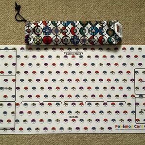 【ヤフオクへ出品変更も可】ポケモンカードゲーム プレイマット プレマ収納用品 モンスターボール柄 プレイ用