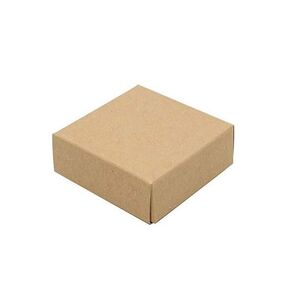 日本製 無地 ギフトボックス 7cm × 7cm × 2.5cm 茶色 30枚入