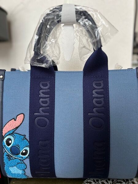 Disney スティッチ刺繍 トートバッグ サマンサタバサ
