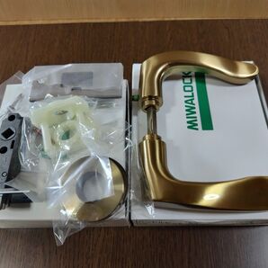 美和ロックZLT902GDレバー丸座空錠