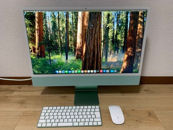 iMac Apple M3 24-inch A2873 M1 オフィス 24インチ グリーン色