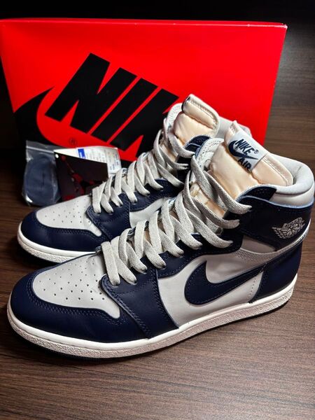 ナイキ エアジョーダン1 ハイ '85 ジョージタウン 中古品 size27.0㎝