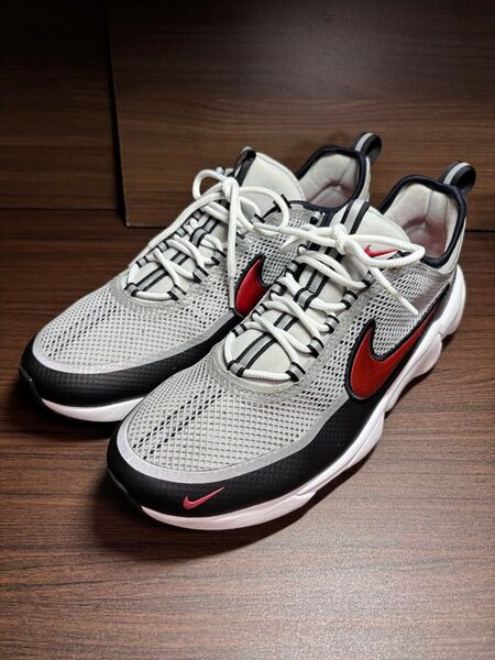 ナイキ エアズーム スピリドン ウルトラ メタリックシルバー/デザートレッド 中古品 size28.5㎝