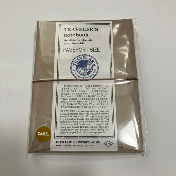 値下げ不可!TRAVELER'S notebook トラベラーズノート パスポートサイズ キャメル 新品未開封